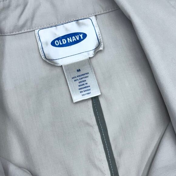 Old Navy Khaki Pea Coat Size Medium - Picture 2 of 3